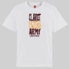 Claret-Amber-Army-White-T-shirt