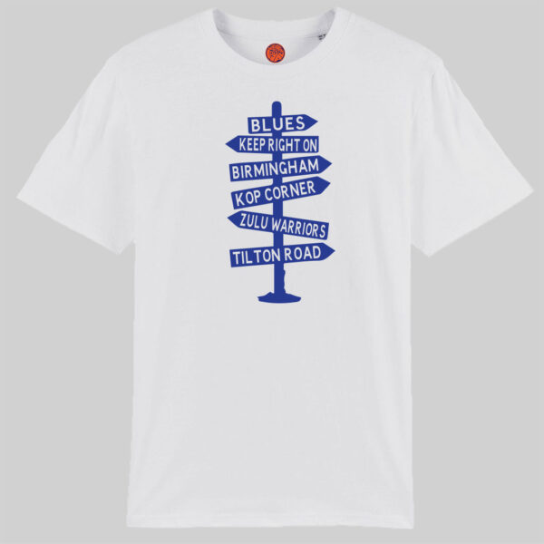 Birmingham-Signpost White T-shirt